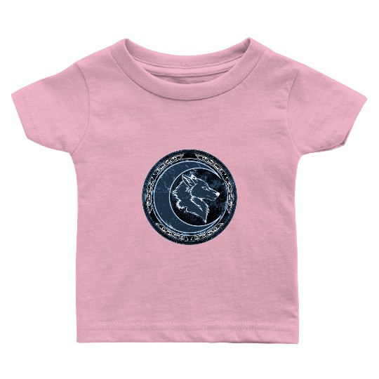 Wolf Moon Baby T Shirts