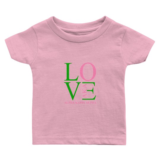 Aka Baby T Shirts Love Sorority Gift Alpha Kappa Aka Parap