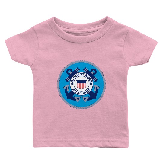 Us Coast Guard Auxiliary Homeland Security Patch Baby T Shirts