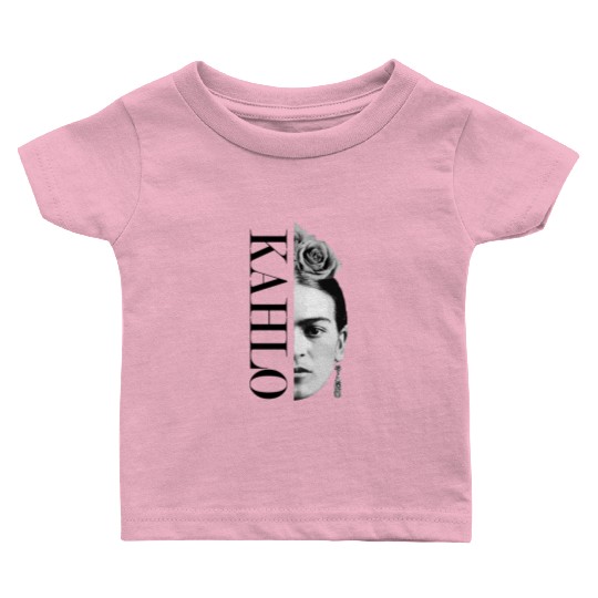 Frida Kahlo Split Portrait Gift Baby T Shirts