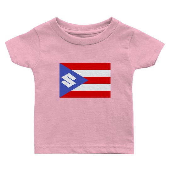 Suzuki Puerto Rico Flag Baby T Shirts
