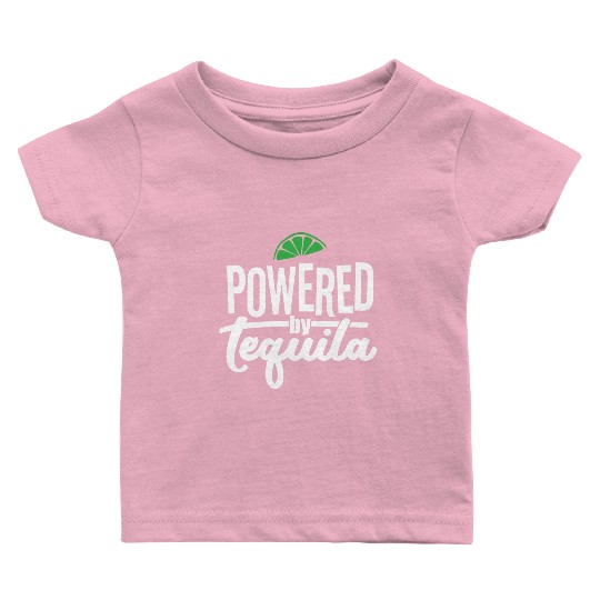 Powered by Tequila Baby T Shirts