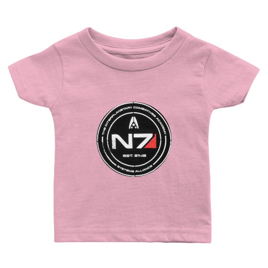 N7 Mass Effect Commander Shepherd Baby T Shirts