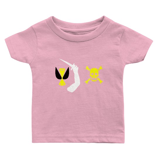 Jolly Roger Christopher Moody Pirate Flag Baby T Shirts