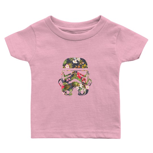 Star Wars Tropical Stormtrooper Floral Baby T Shirts