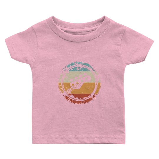 Vintage Bass Guitar Baby T Shirts