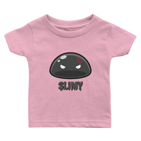 Cute Black Dungeon Slime Monster Weird Anime Baby T Shirts