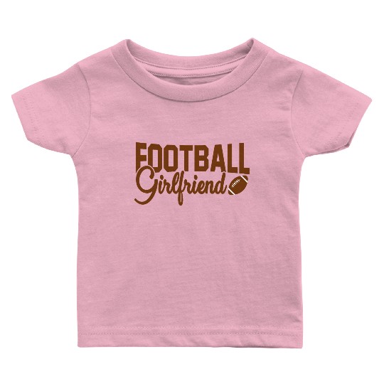 Football Girlfriend Baby T Shirts