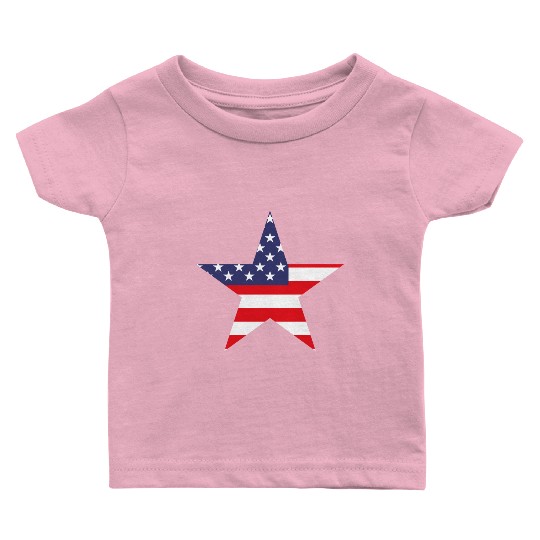 American Flag Baby T Shirts