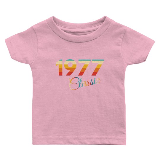 1977 vintage Birthday since 1977 Baby T Shirts