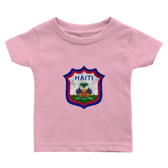 Haiti Crest Design Baby T Shirts
