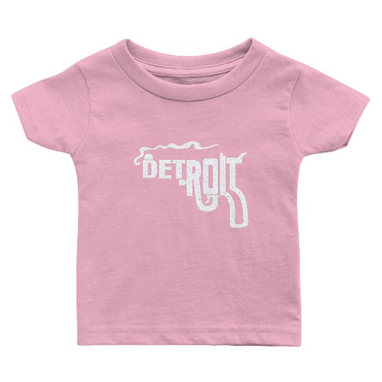 Macs Detroit Smoking Gun Baby T Shirts