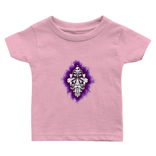 Jack Skellington Haunted Mansion Wallpaper Baby T Shirts
