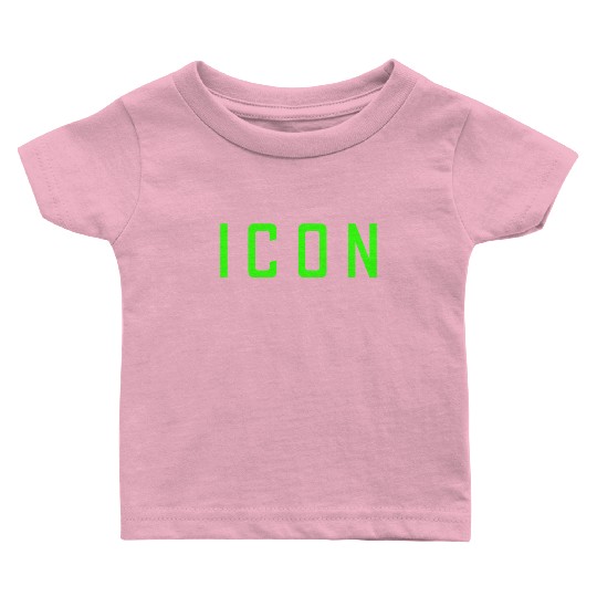 Neon Green Icon Baby T Shirts