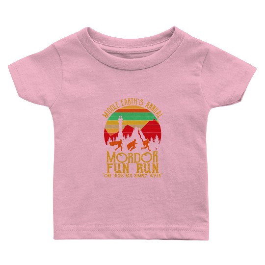 Mordor Fun Run One läuft nicht einfach Vintage Baby T Shirts