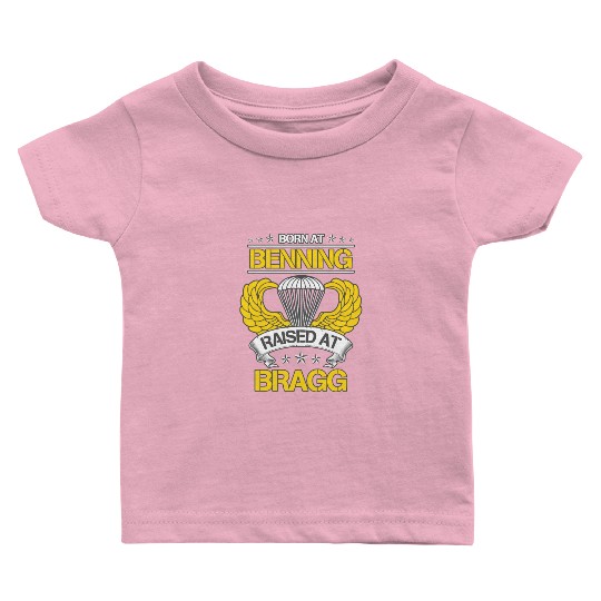 Fort Bragg Airborne Division US Army Veteran Baby T Shirts