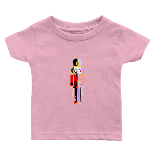CARNIVAL CHRISTMAS: THE TWO SIDED NUTCRACKER Baby T Shirts