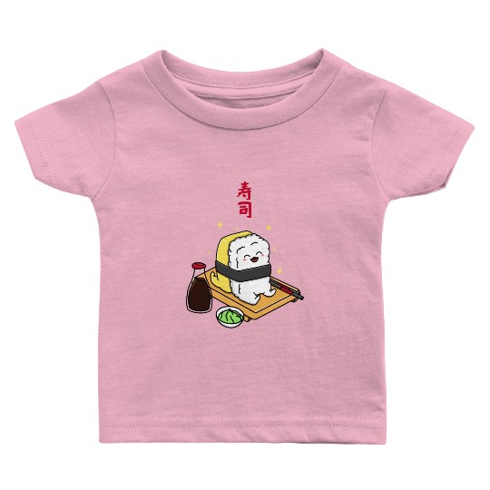 Happy Tamago Sushi Baby T Shirts