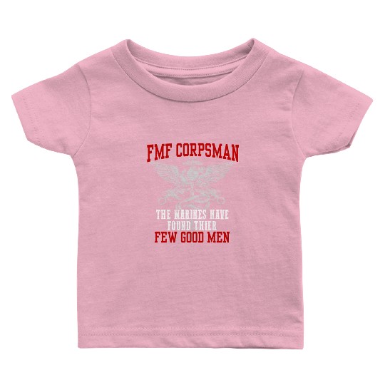 FMF Devil US Navy Corpsman DOC Badass Army Veteran Baby T Shirts