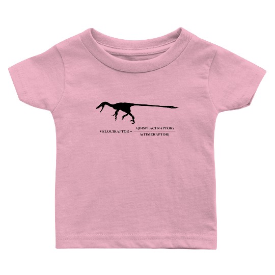 Velociraptor Science Joke Baby T Shirts
