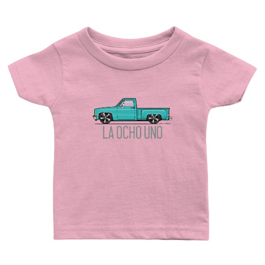 La Ocho Uno Light Turquoise Baby T Shirts