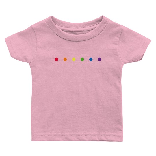 Gay Pride Rainbow Polka Dot - LGBT Polka Dot Day Baby T Shirts