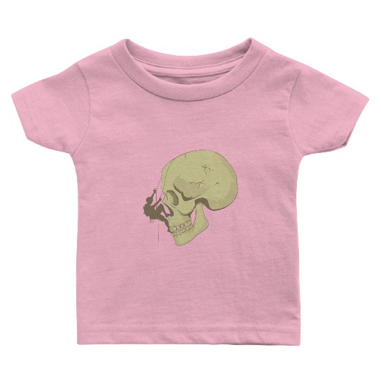 Skull Bouldering Baby T Shirts