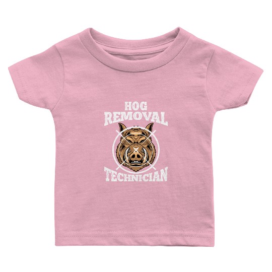 Boar wild boar hunting Wild boar hunter Baby T Shirts