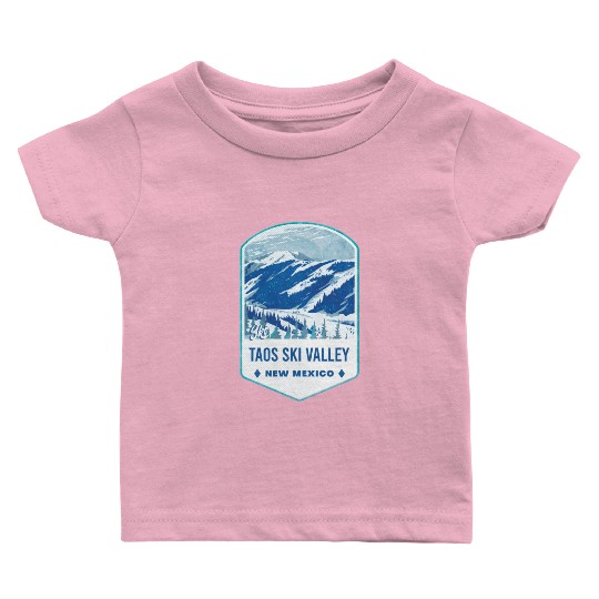 Ski Taos Valley New Mexico Baby T Shirts