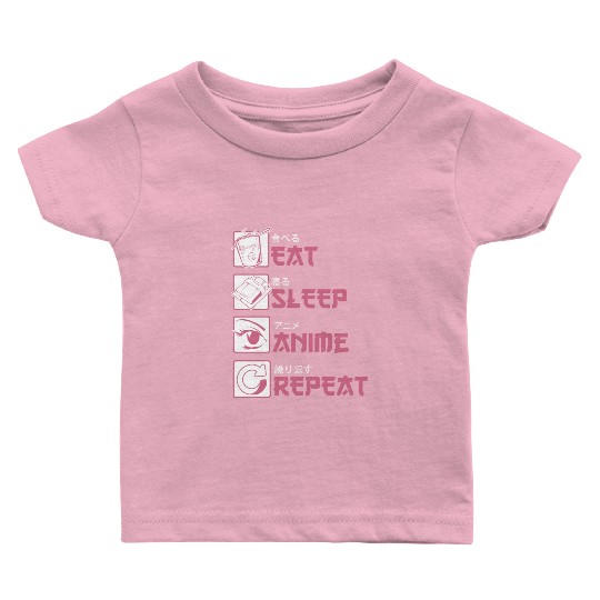 Sleep Anime Baby T Shirts