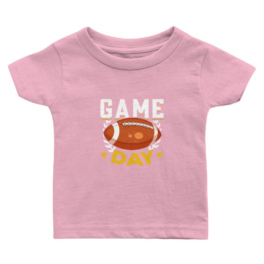 Football Game Day American Football Baby T Shirts