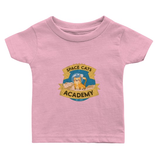 Space Cats Academy Baby T Shirts