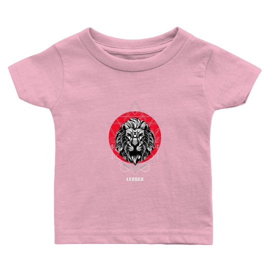 SYMMETRICAL LION Baby T Shirts
