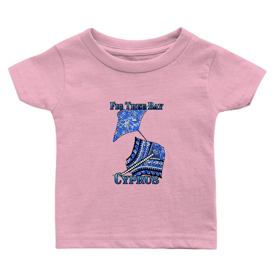 Fig Tree Bay Vacation Tribal Stingrays Baby T Shirts