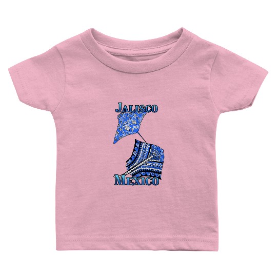 Jalisco Vacation Tribal Stingrays Baby T Shirts