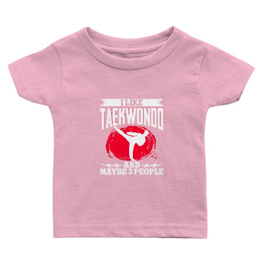 TKD Korean Martial Arts Tae Kwon Baby T Shirts