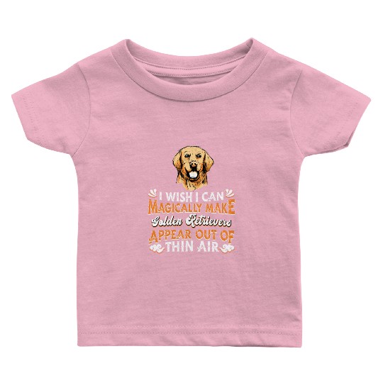 Golden Retriever Breed Dog Lover Baby T Shirts