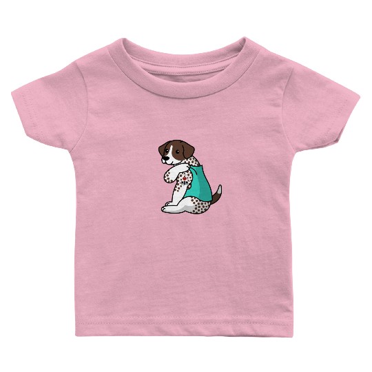 I Love Mom Tattoo German Shorthaired Pointer Baby T Shirts