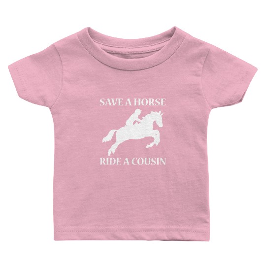 Horse Ride Cowboy Baby T Shirts
