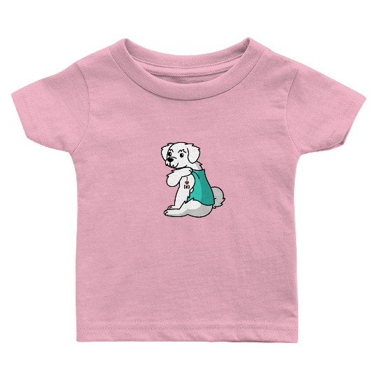 I Love Dad Maltese Baby T Shirts