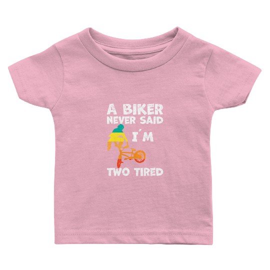 BMX Biker Racing Stunt Baby T Shirts
