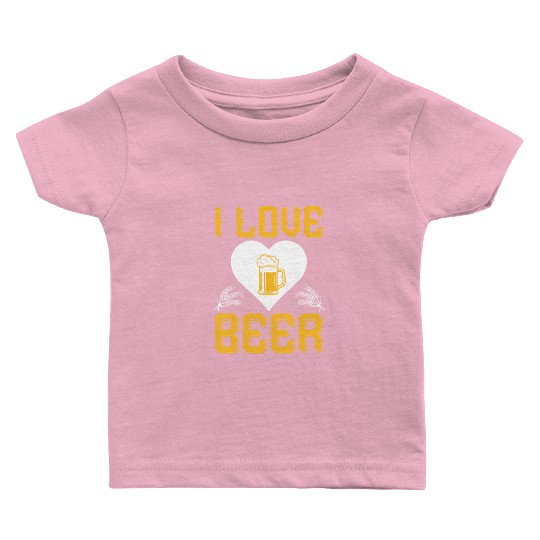 I love beer Baby T Shirts