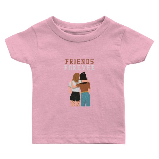 Cool Friends forever Baby T Shirts for friendship day to you