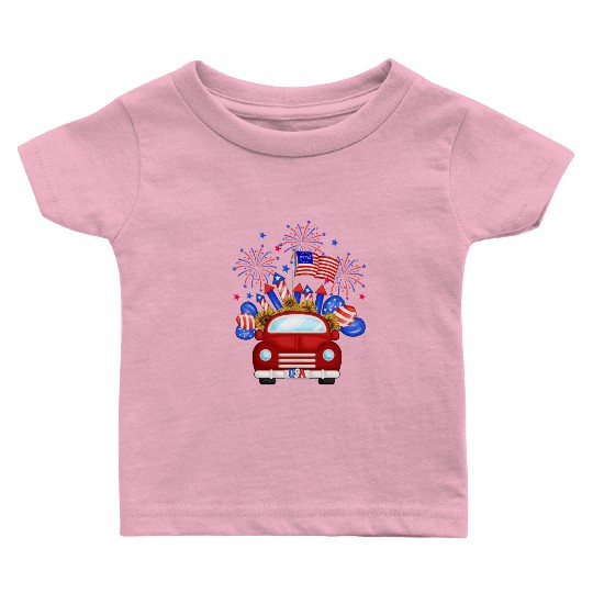 USA 4th of July Party Baby T Shirts