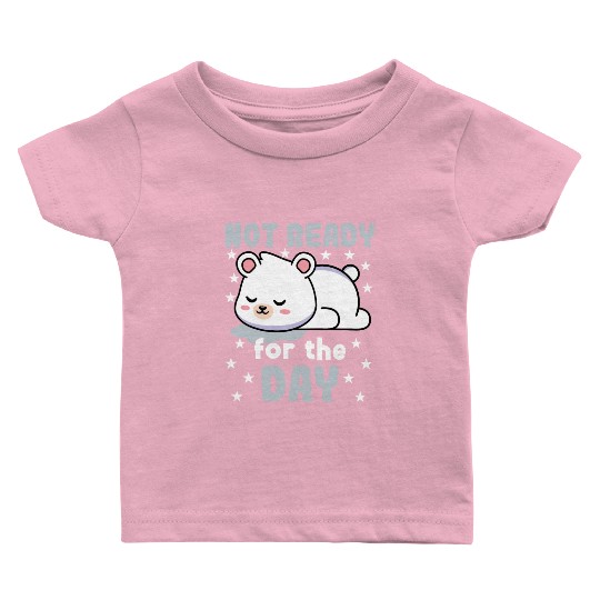Polar Bear Polar Bear Not Ready For The Day Baby T Shirts