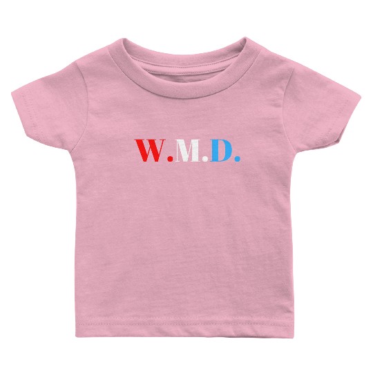WMD (Red, White and Blue Pro USA version) Baby T Shirts