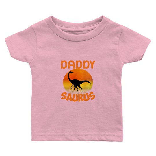 Daddysaurus Papasaurus Baby T Shirts
