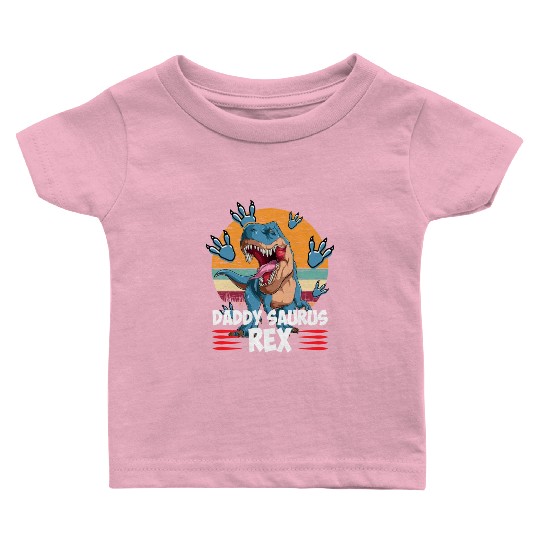 Daddysaurus Papasaurus Baby T Shirts