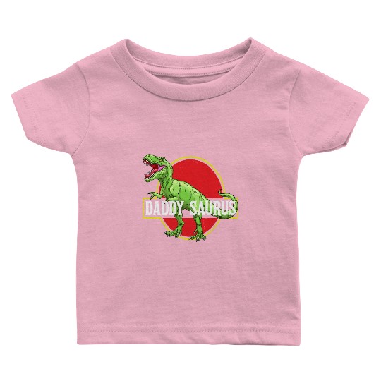 Daddysaurus Papasaurus Baby T Shirts