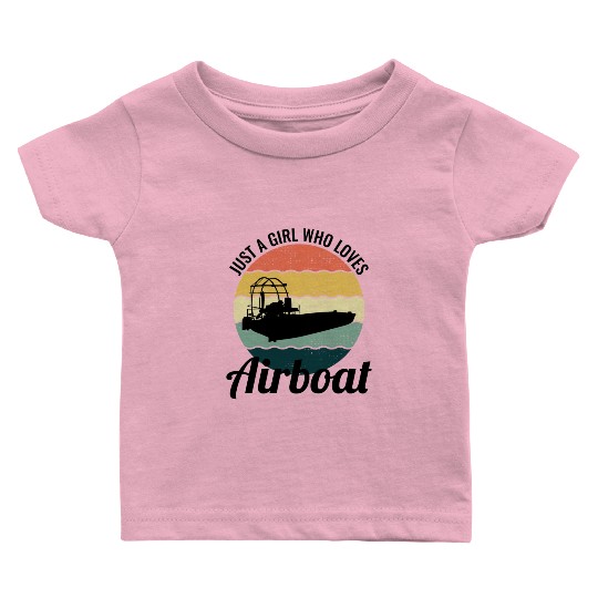 Airboat Fanboat Airboating Planeboat Swamp boat Baby T Shirts